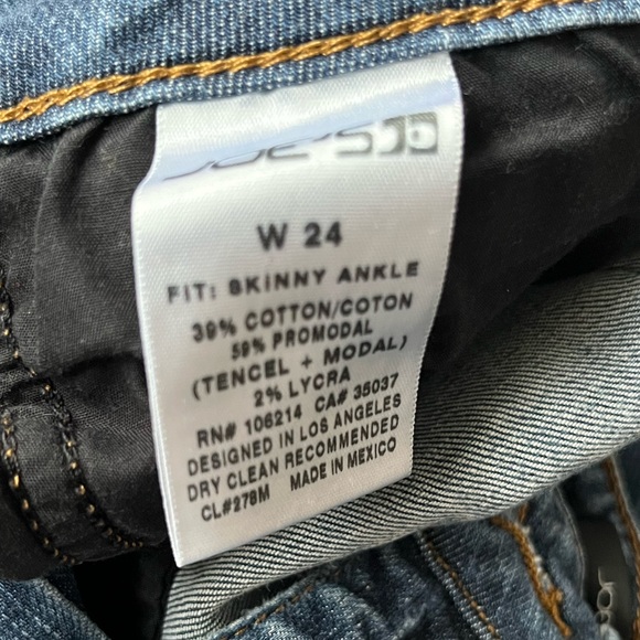 Joe’s Skinny Ankle Sabrina Jeans - Size 24 - Picture 4 of 4